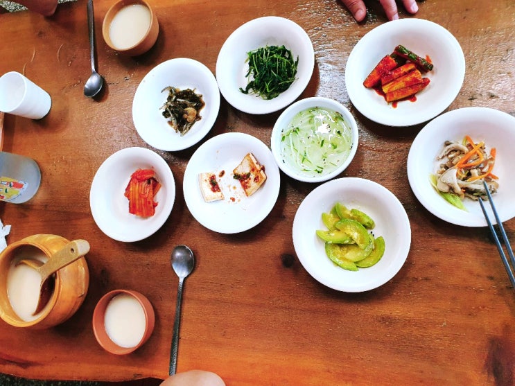  모악산마실거리에 위치한 김제 금산사맛집 한일회관 산채비빔밥에 동동주 먹고 다녀온 후기