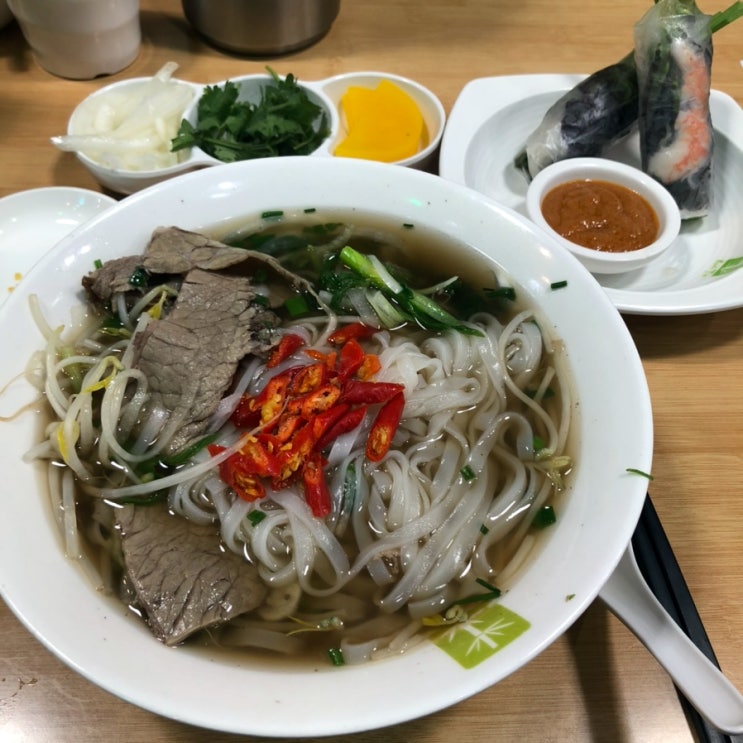  인천쌀국수맛집 동춘동 대나무베트남명품쌀국수 혼밥 뇸뇸