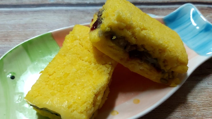  개별포장떡 인제떡방 단호박설기 떡 맛집이네.