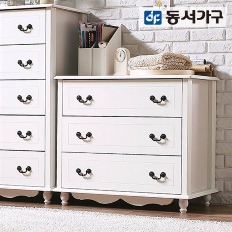 오늘자 동서가구 올리브 화이트800 3단서랍장 DF630218! 간단정리했음~ 오늘자 동서가구 올리브 화이트800 3단서랍장 DF630218! 간단정리했음~