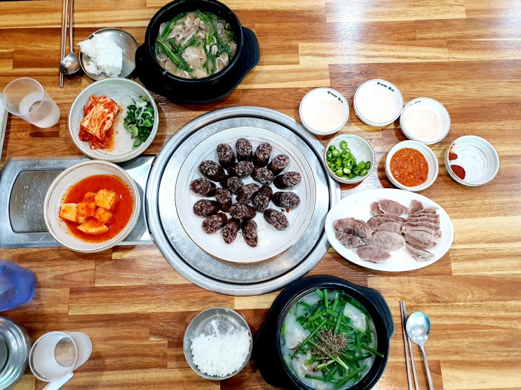 동탄 개나리공원 맛집 용가마순대 동탄점 순대국 완전 맛있어