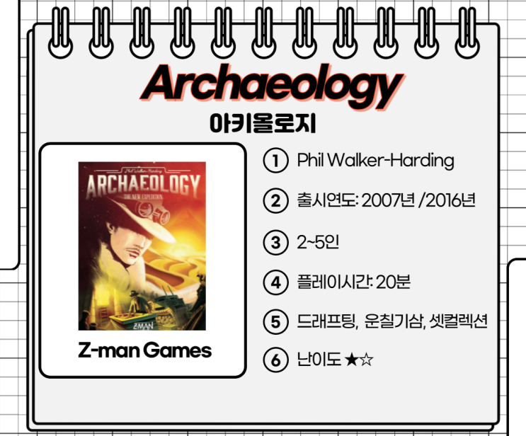  No.5 "고고학자가 되고 싶나? 그럼 도서관을 벗어나!" Archaeology (아키올로지)