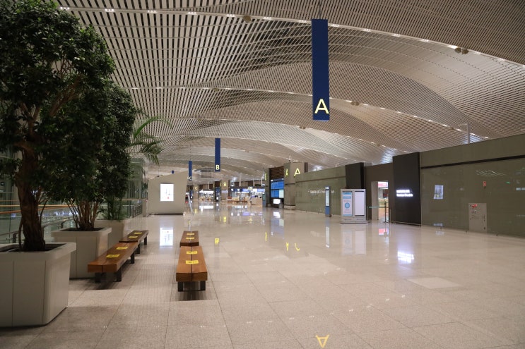  [인천국제공항 제2터미널] 텅비어 버린 공간