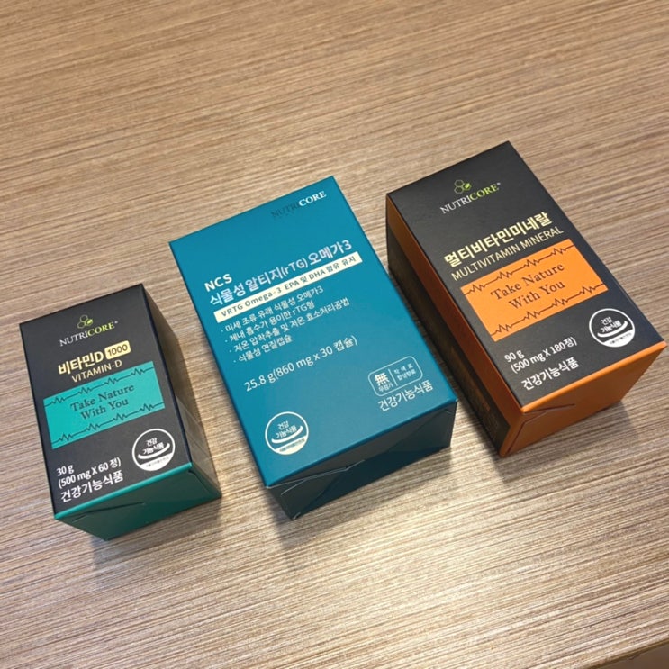  30대를 위한 영양제 뉴트리코어 한달복용후기(내돈내산)