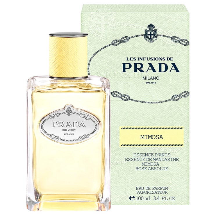  [공식수입] 프라다 레스 인퓨젼 디 프라다 미모사 오 드 퍼퓸, 100ml
