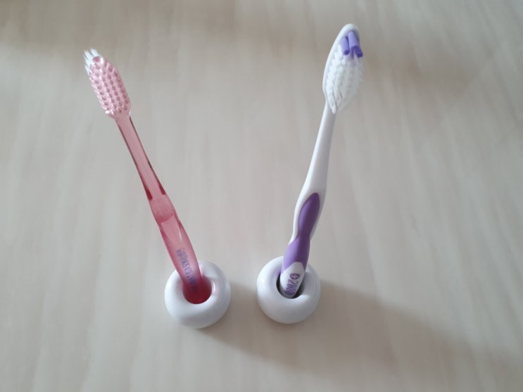  도자기 칫솔 꽃이
