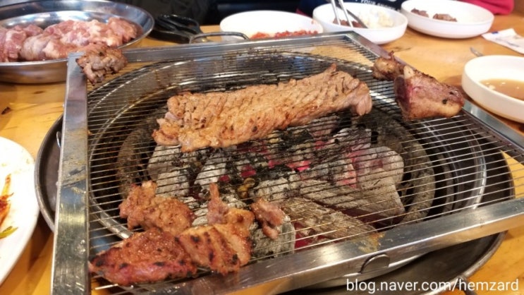  [20201017]송파구 오금동 돼지갈비 비빔냉면 맛집 안동한우정육식당