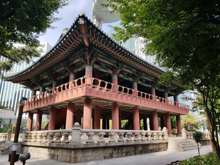 서울 종로에 위치한 '보신각' 구경~ 제야의 종 타종행사로 유명한 곳!