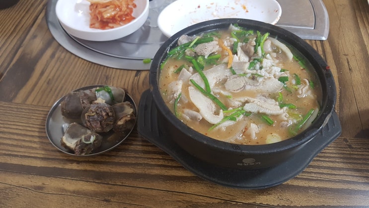 증평 최애 맛집 - 연가네, 순대국밥