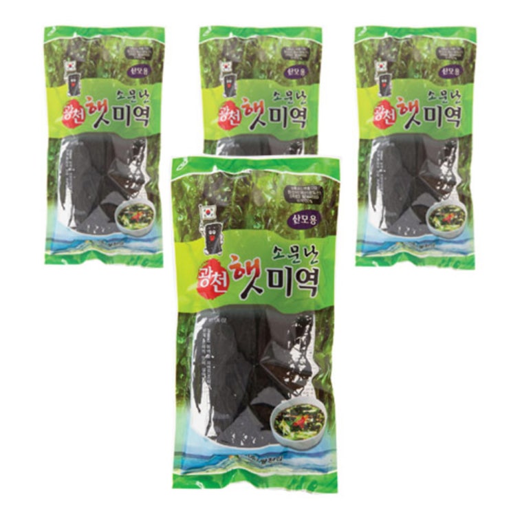 광천김 소문난 광천 햇 미역 산모용, 100g, 4개입
