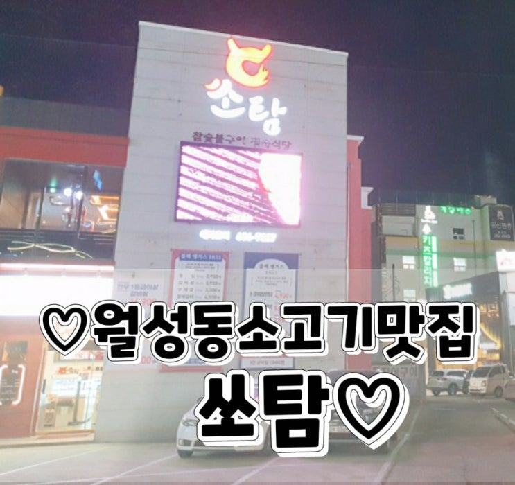  월성동 소고기 맛집 "쏘탐"
