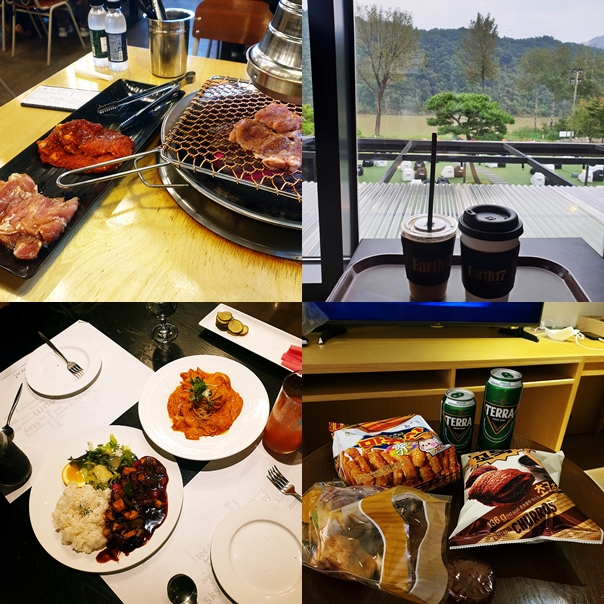  [2020.10.02~10.03] 춘천 1박2일 여행 : 토담숯불닭갈비 / 카페 어스17 / 감자밭 / 이상원미술관 뮤지엄스테이 디너