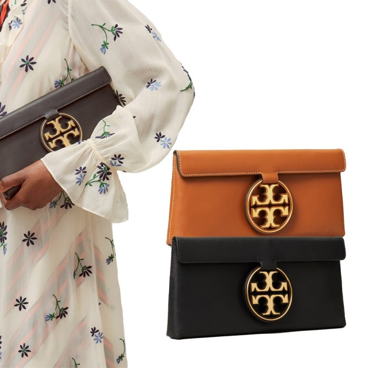 [TORY BURCH] 가방 토리버치 61176 밀러 메탈로고 클러치