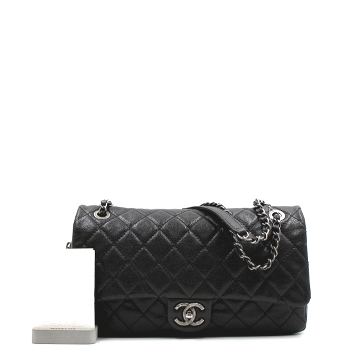  샤넬 시바플랩 Quilted Glazed Large 체인 숄더백aa07397