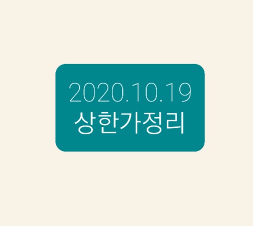 2020.10.19 상한가정리