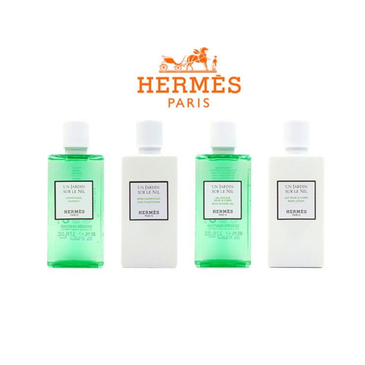  에르메스 운 자르뎅 수르닐 헤어컨디셔너 샴푸 샤워젤 바디로션 80ml, 1개