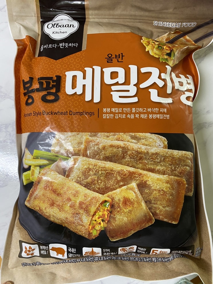 매콤 바삭 쫄깃한 고향의 맛, 신세계푸드 올반 봉평 메밀전병