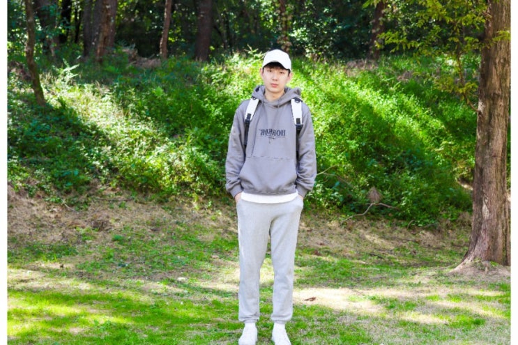  남자 오버핏 후드티 브랜드 마크에이토리로 입어본 애슬레저룩