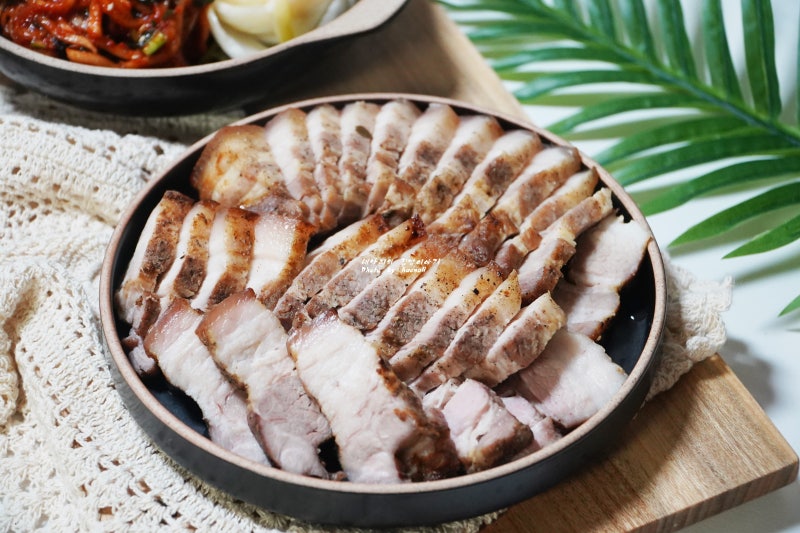 에어프라이어요리 삼겹살수육 촉촉하게 만드는법