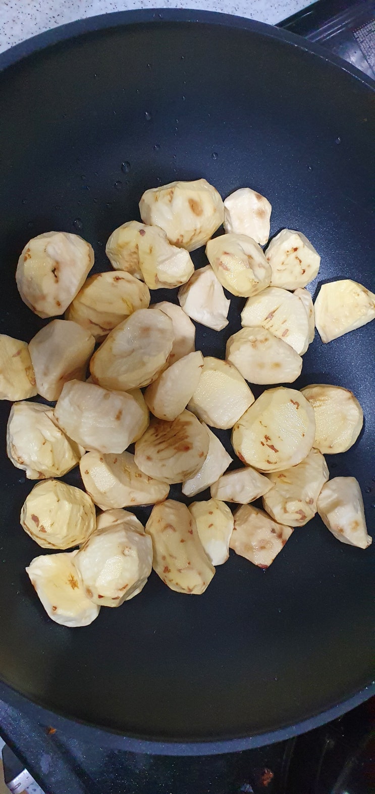  시골서 가서온 밤으로 맛밤만들기