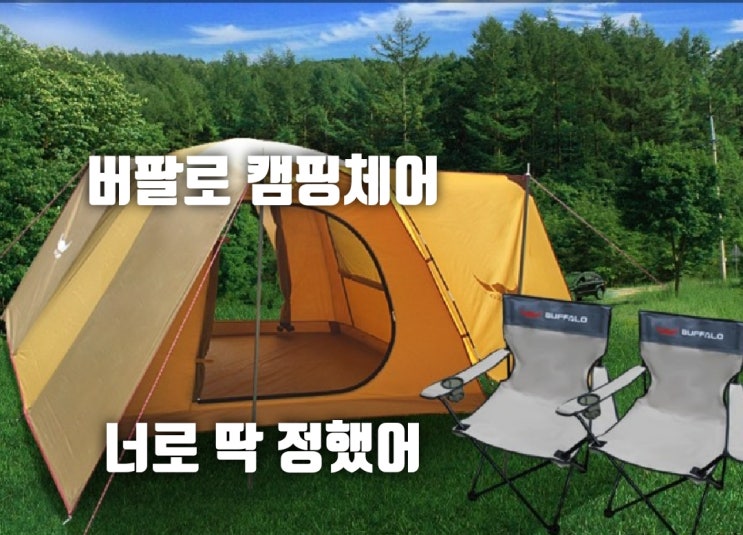  버팔로 익스텐션 캠핑체어 꼭 갖고 싶었어요!!