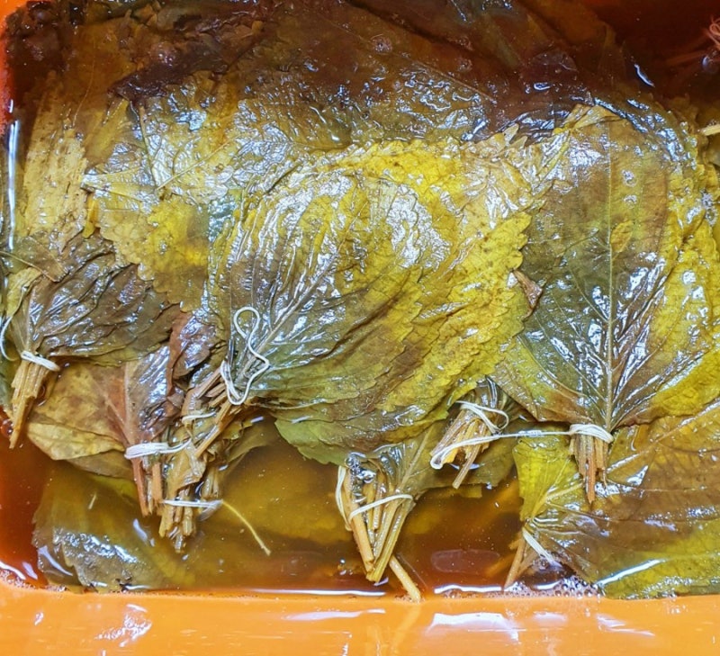깻잎 삭히기 가을 깻잎 삭히는법