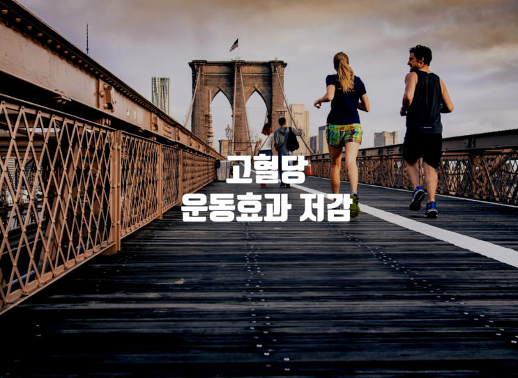  높은 혈당 운동 효과 저감
