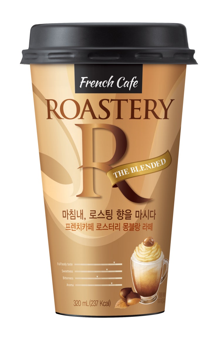 프렌치카페 로스터리 몽블랑 라떼, 320ml, 10개