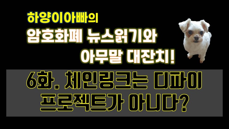  [아무말대잔치] 6화. 체인링크는 디파이프로젝트가 아니다? (Feat.하양이아빠)