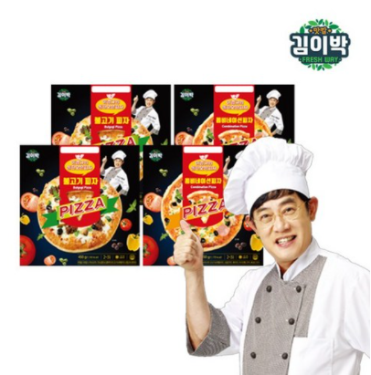  이경규 피자 59%할인받기! 김이박 이경규의 돌판 오븐 피자 2종 골라담기 콤비네이션 불고기
