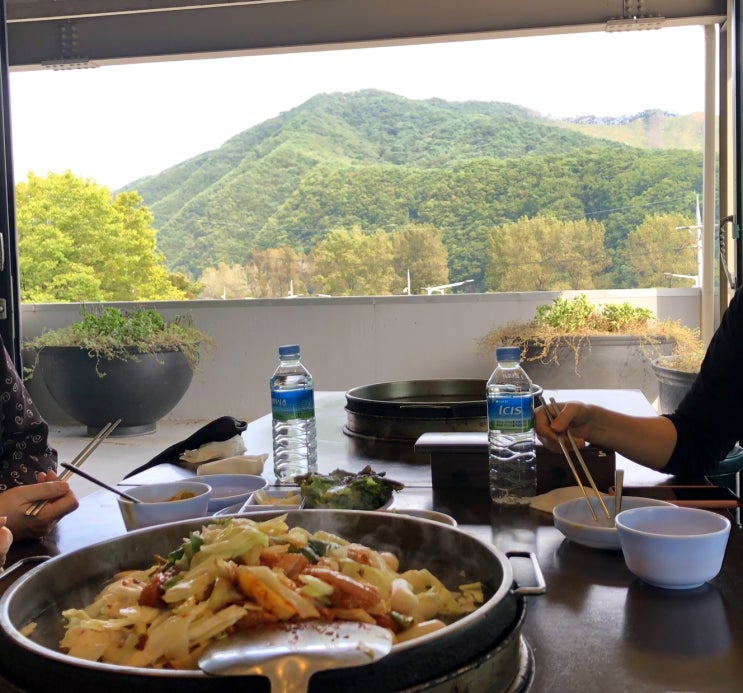  춘천 통나무집 닭갈비 본점 또먹고싶어서 포장 추가까지