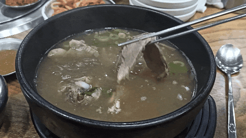  가산동 맛집::풍년갈비 뜨끈한 갈비탕+홍어무침+고추