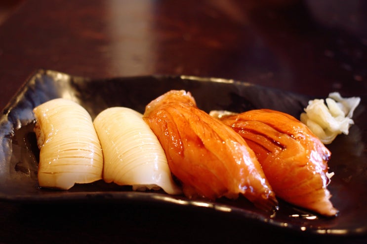  강남역 삼미식당: 연어초밥&오징어초밥 맛집 (๑3๑)