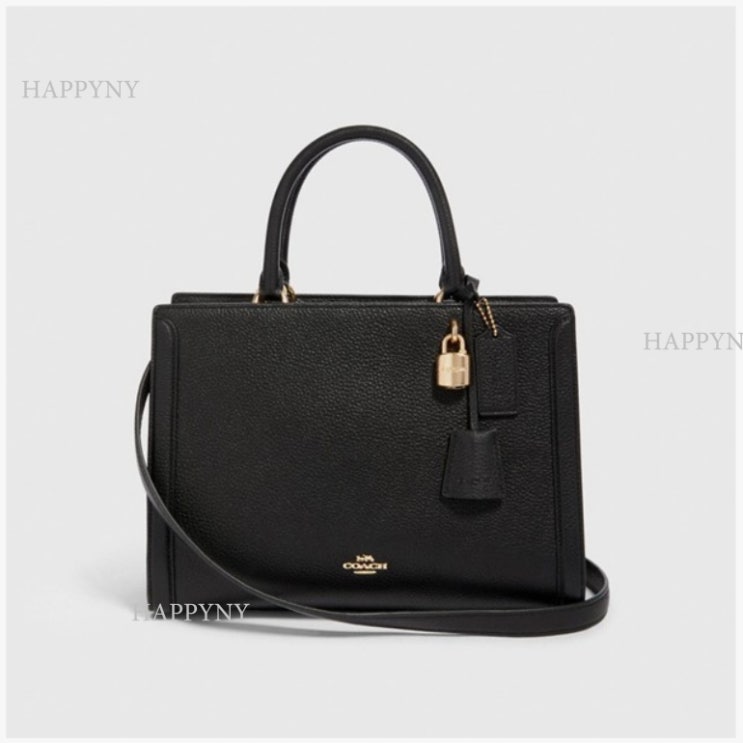  코치 [HAPPYNY]COACH_88037 ZOE CARRYALL BAG(BLACK)