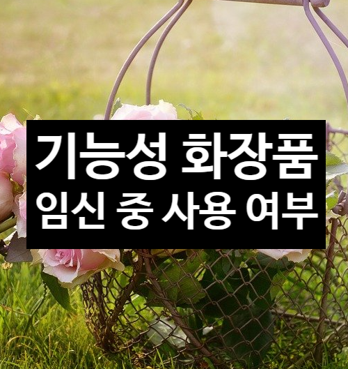  기능성 화장품을 사용하면 태아에게 영향을 주게 되나요?