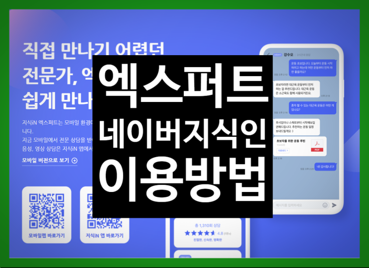  네이버 지식인 엑스퍼트 법률상담 이용방법 후기