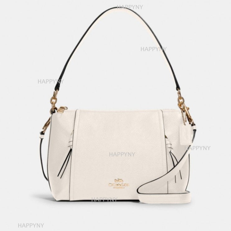  코치 [HAPPYNY]COACH_1597 스몰 말론 호보백 SMALL MARLON HOBO BAG(CHALK)
