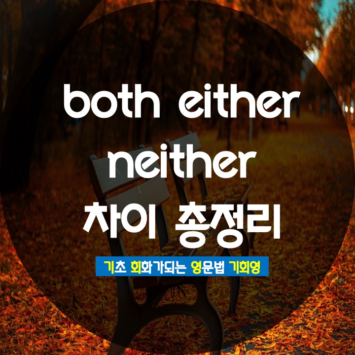 both either neither / much many 쉽게 비교 - 기회영