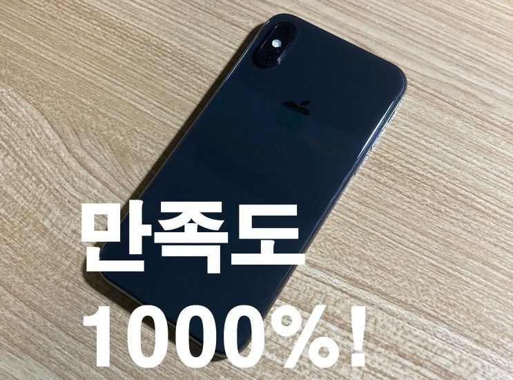 [리뷰] 아이폰XS 푸른 청량 케이스, 구매 후기 - ①