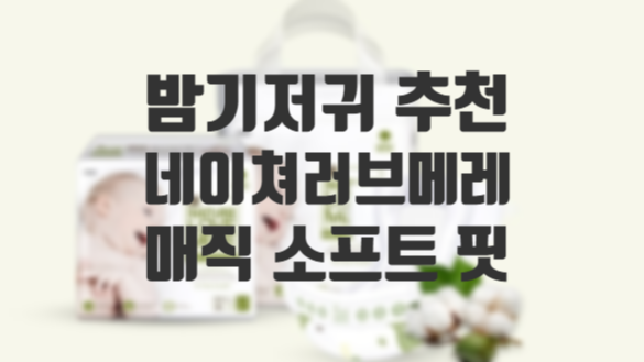 밤기저귀 추천 네이쳐러브메레 4살 아들 점보사이즈 사용후기