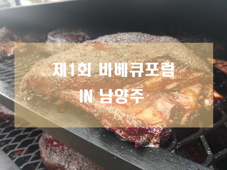  제1회 바베큐포럼 모임 ( IN남양주 )