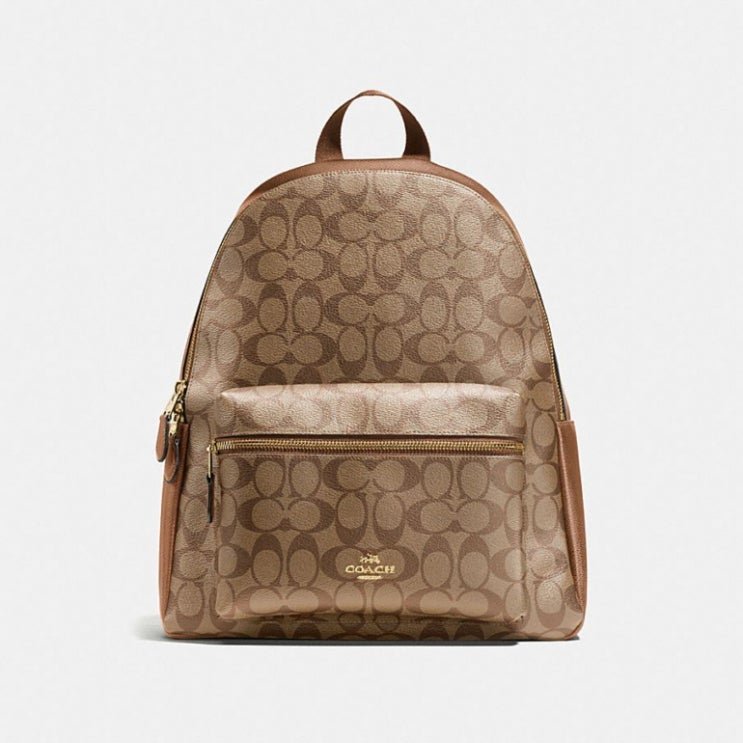 코치 [HAPPYNY]COACH_ CHARLIE LARGE BACKPACK 찰리백팩 58314 카키새들