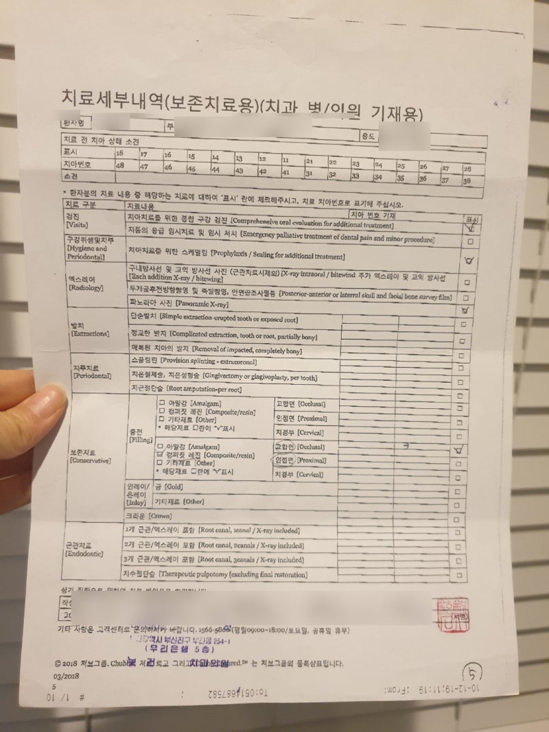 에이스 치아보험 청구 서류 고객센터 전화번호
