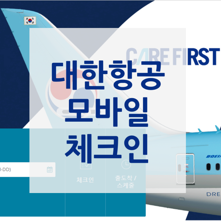  [업무 Tip]대한항공 모바일 체크인 하기, 체크인 취소하기