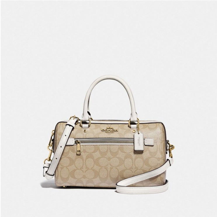  코치 [HAPPYNY] COACH_ F83607 ROWAN SATCHEAL BAG (KHAKI CHALK)