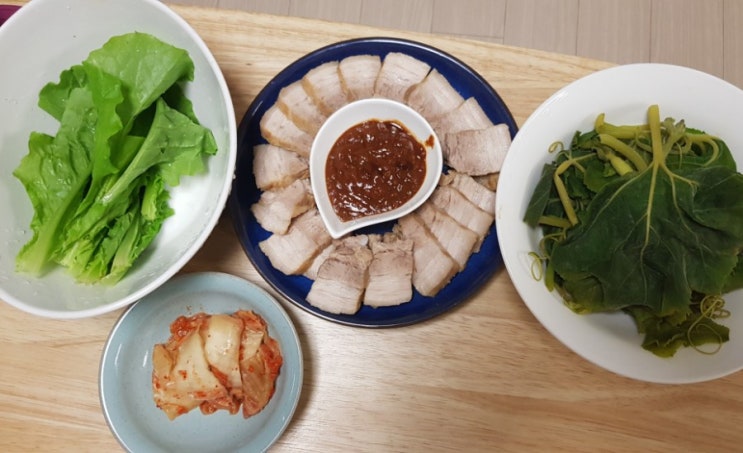  일요일 월요일 저녁밥상