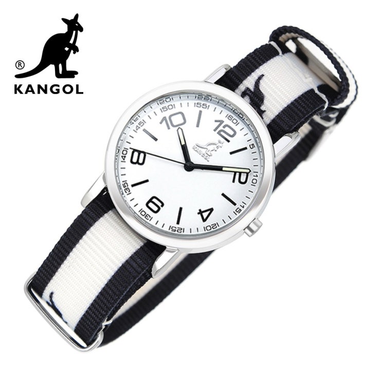  [KANGOL] 캉골시계 나토밴드시계 KG11132_4 BWB LOGO