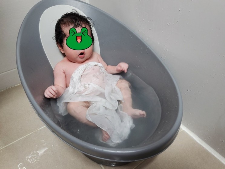 신생아목욕 국민육아템 슈너글 아기욕조 베베캐슬 사용후기 사용시기