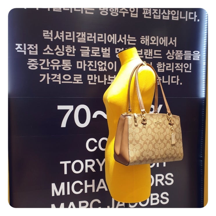  메스티지 COACH 코치가방 여성 시그니쳐 에타 캐리올백 F77881 IME74 NC순천점
