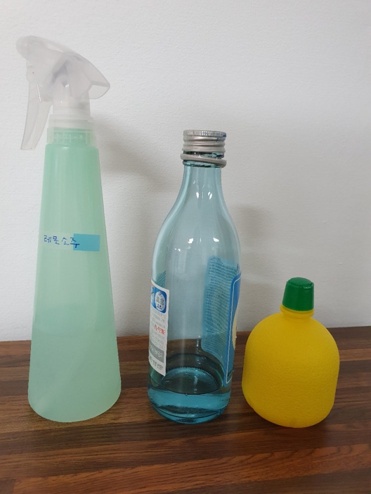  기름기 제거에 좋은 레몬소주 만들기